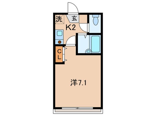 フレンドハイツの物件間取画像